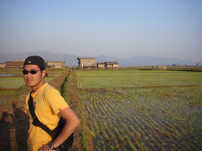 Travel - Myanmar - Inle Lake - First Boat Trip - The boat-drivers village - Rice and Cigars